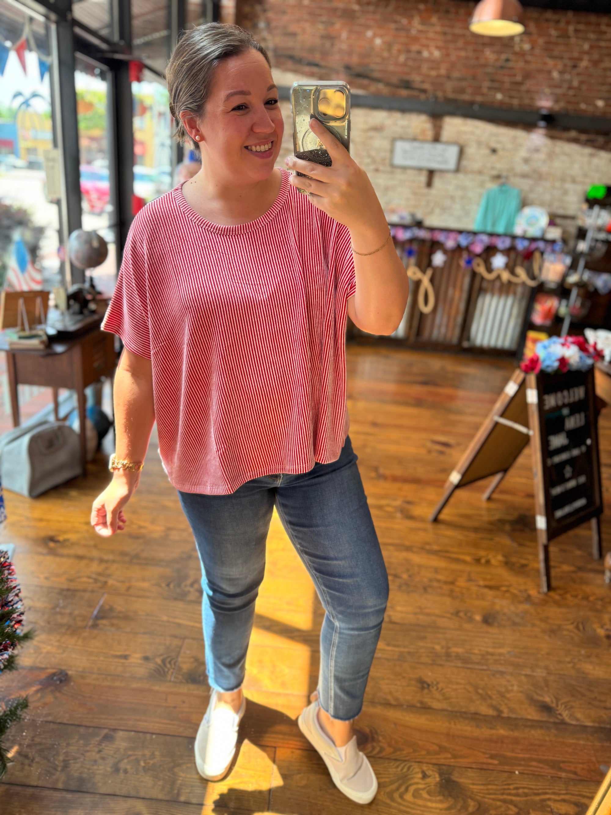 Simple Oversized Ribbed Knit Top - 3 Colors