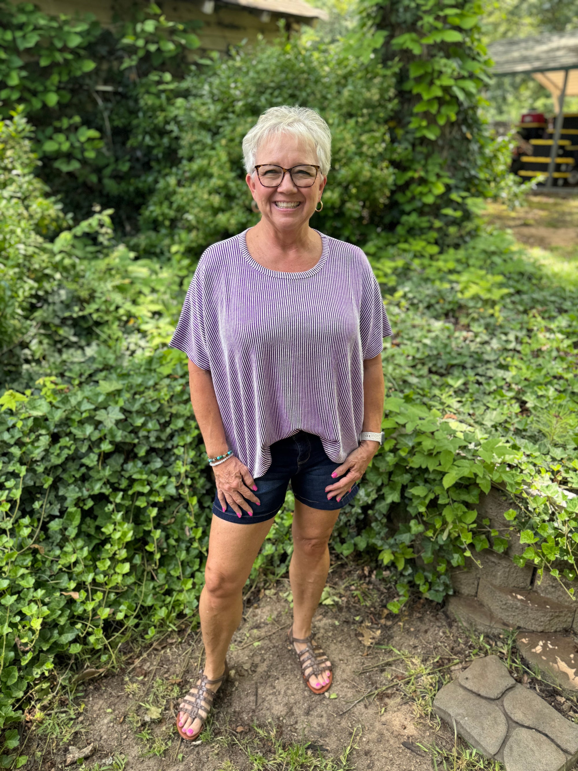 Simple Oversized Ribbed Knit Top - 3 Colors