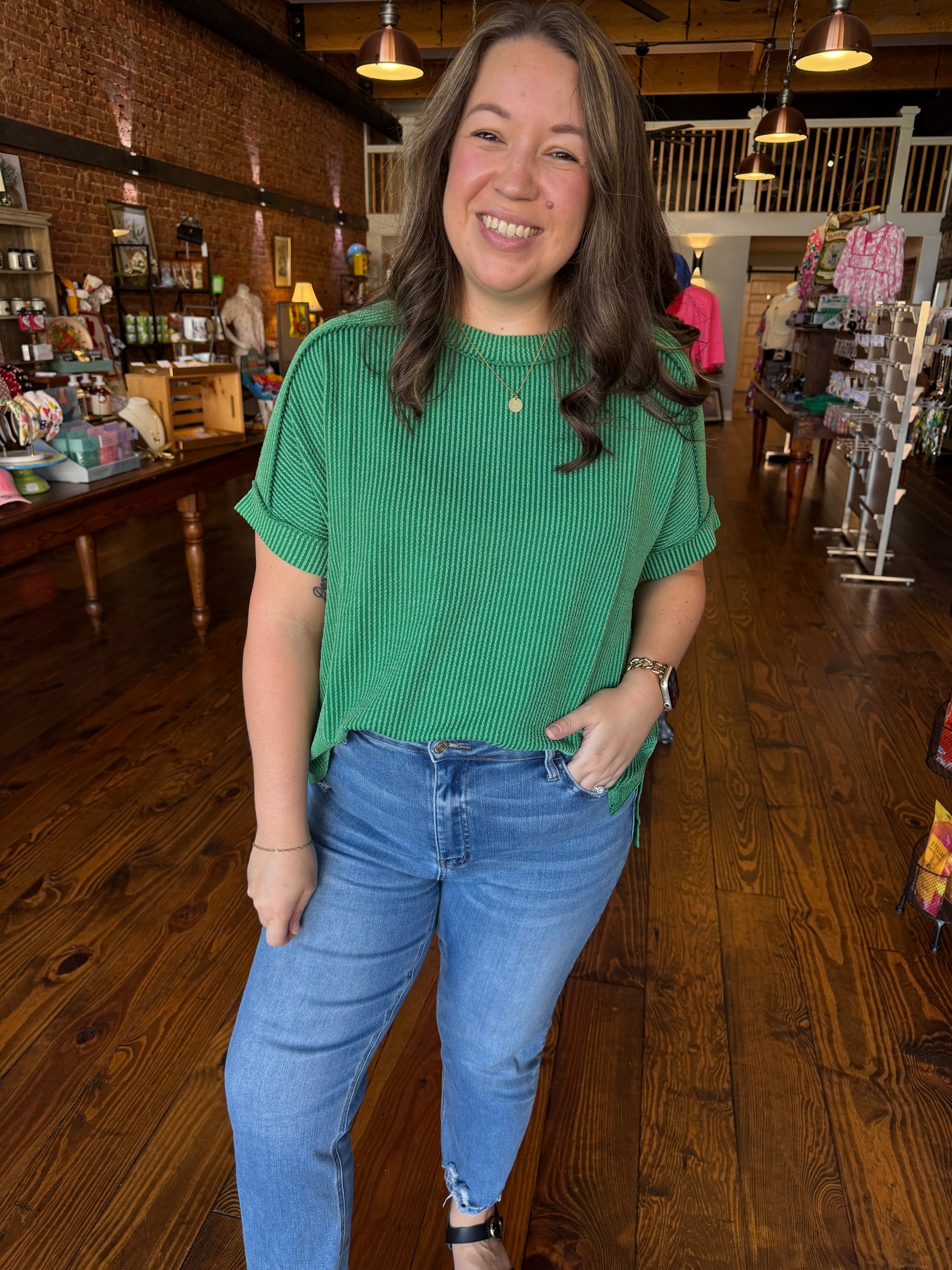 Sunny Ribbed Knit Top