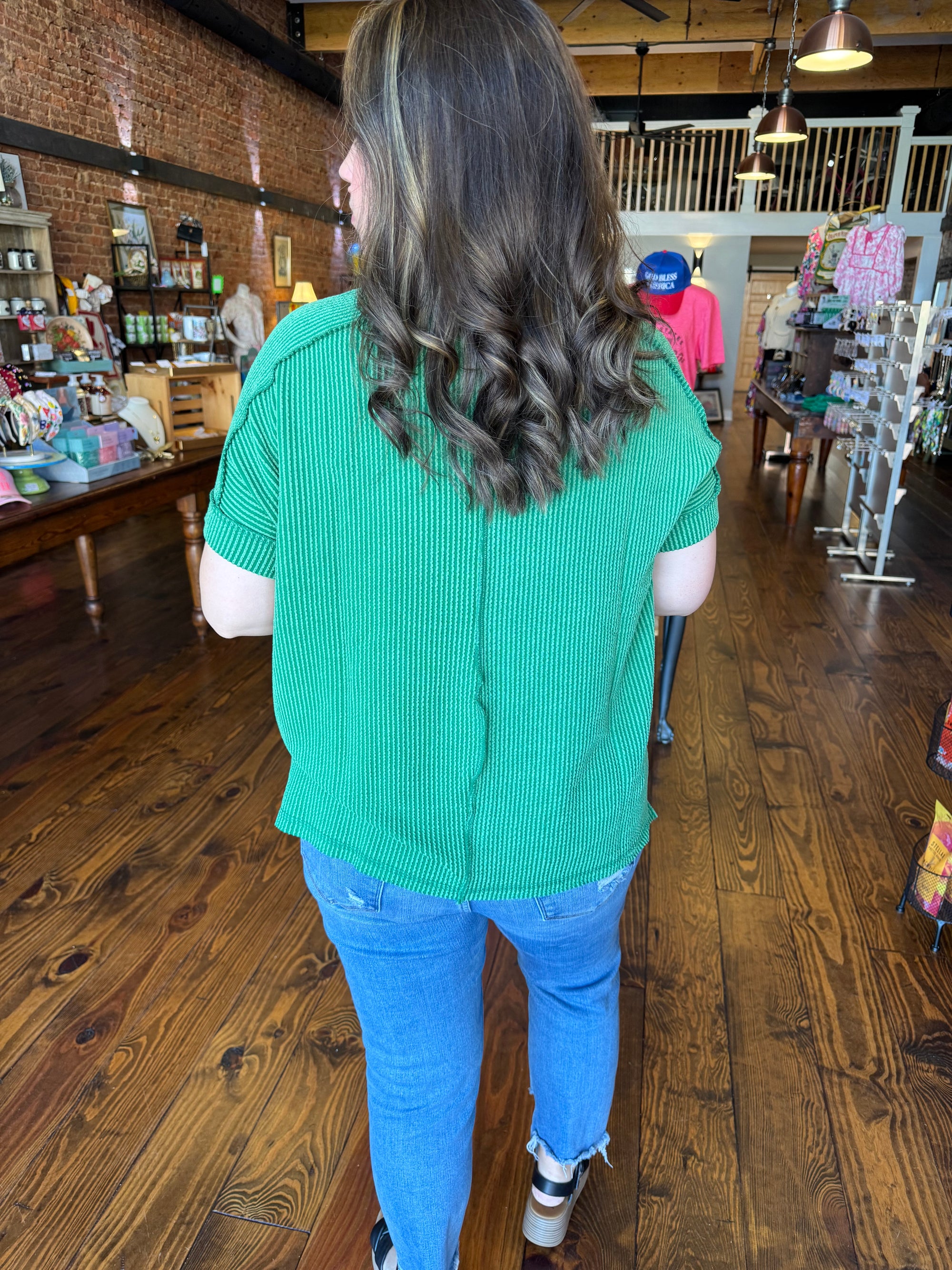 Sunny Ribbed Knit Top