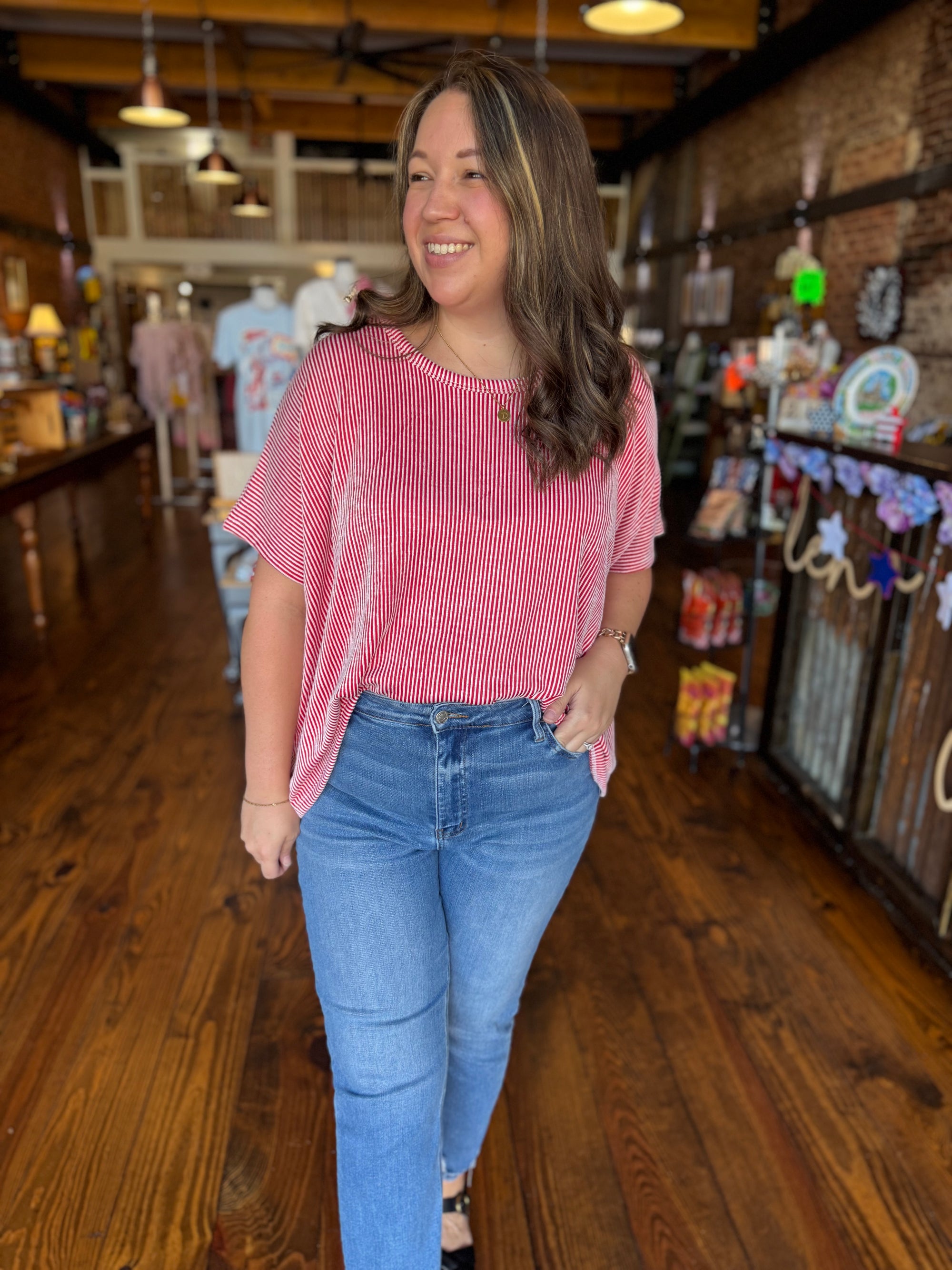 Simple Oversized Ribbed Knit Top - 3 Colors