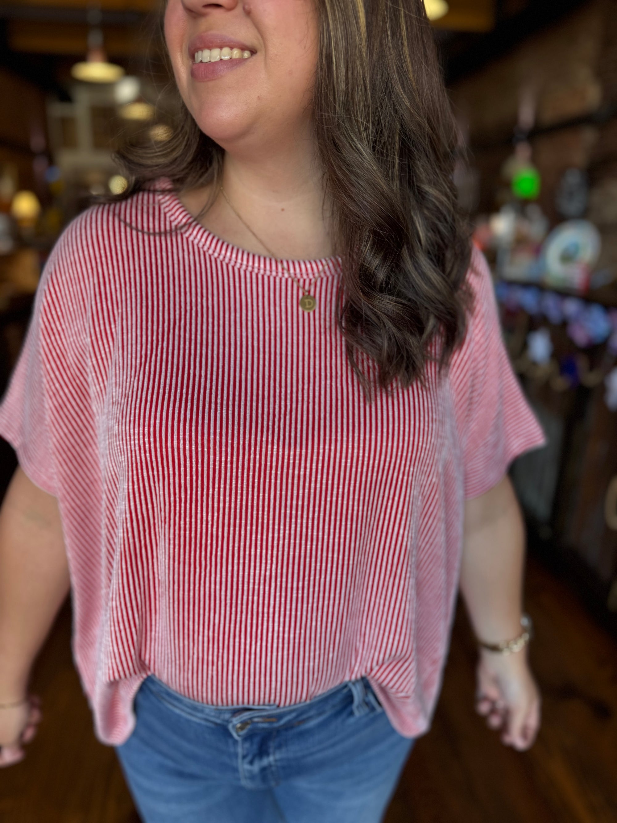 Simple Oversized Ribbed Knit Top - 3 Colors