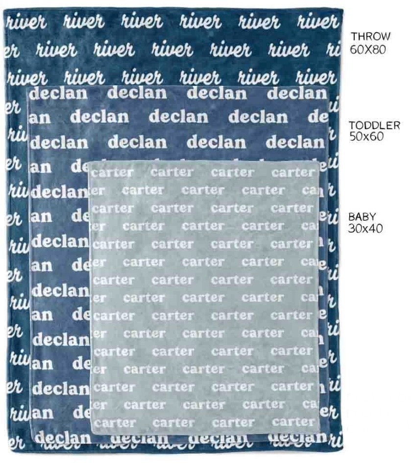 Custom Fleece Blanket - PRE-ORDER
