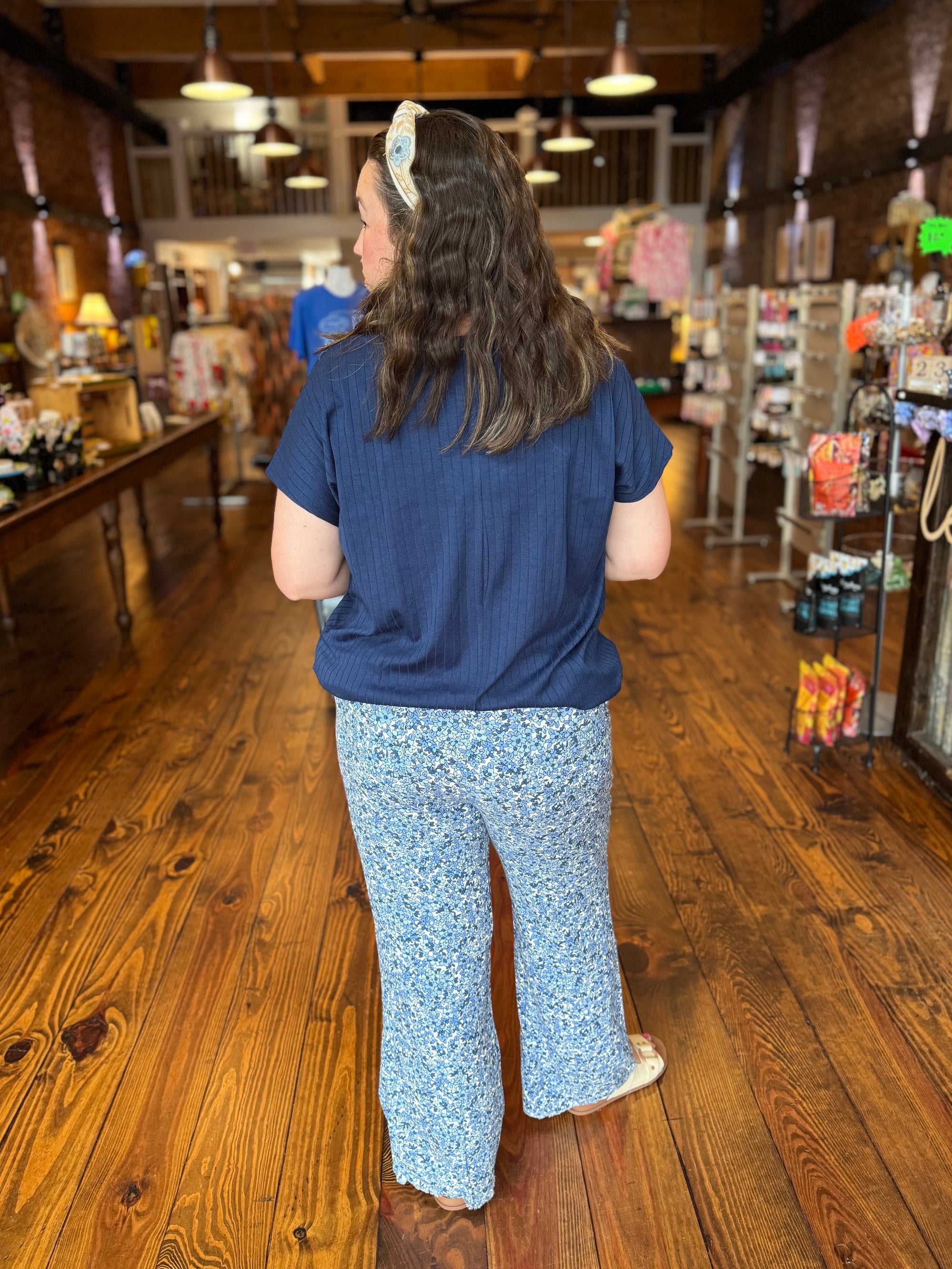 First Bell Floral Pants
