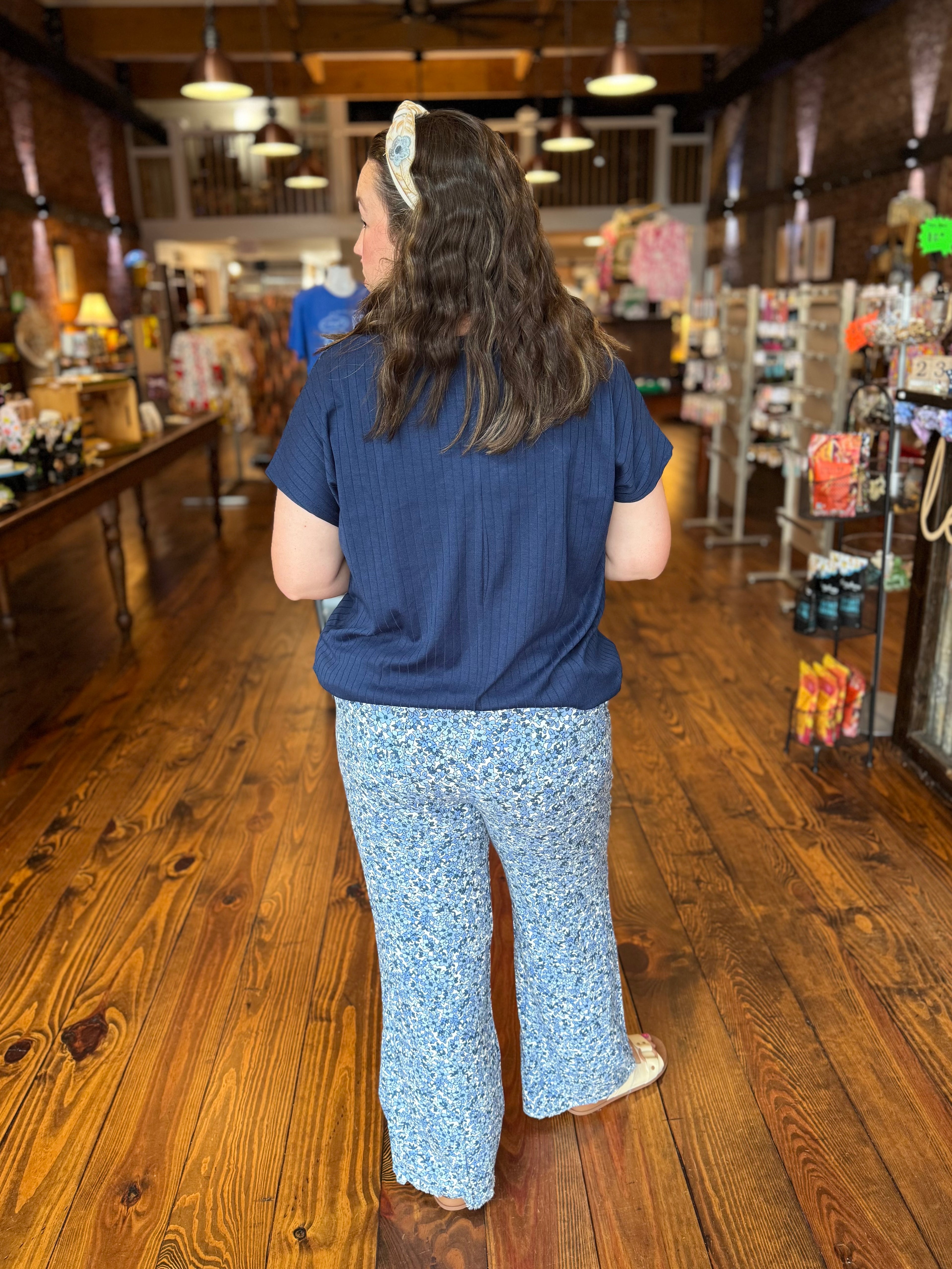 First Bell Floral Pants