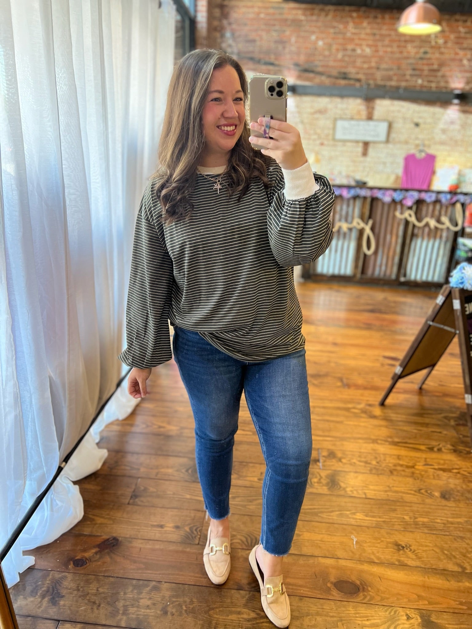 Morning Market Striped Top