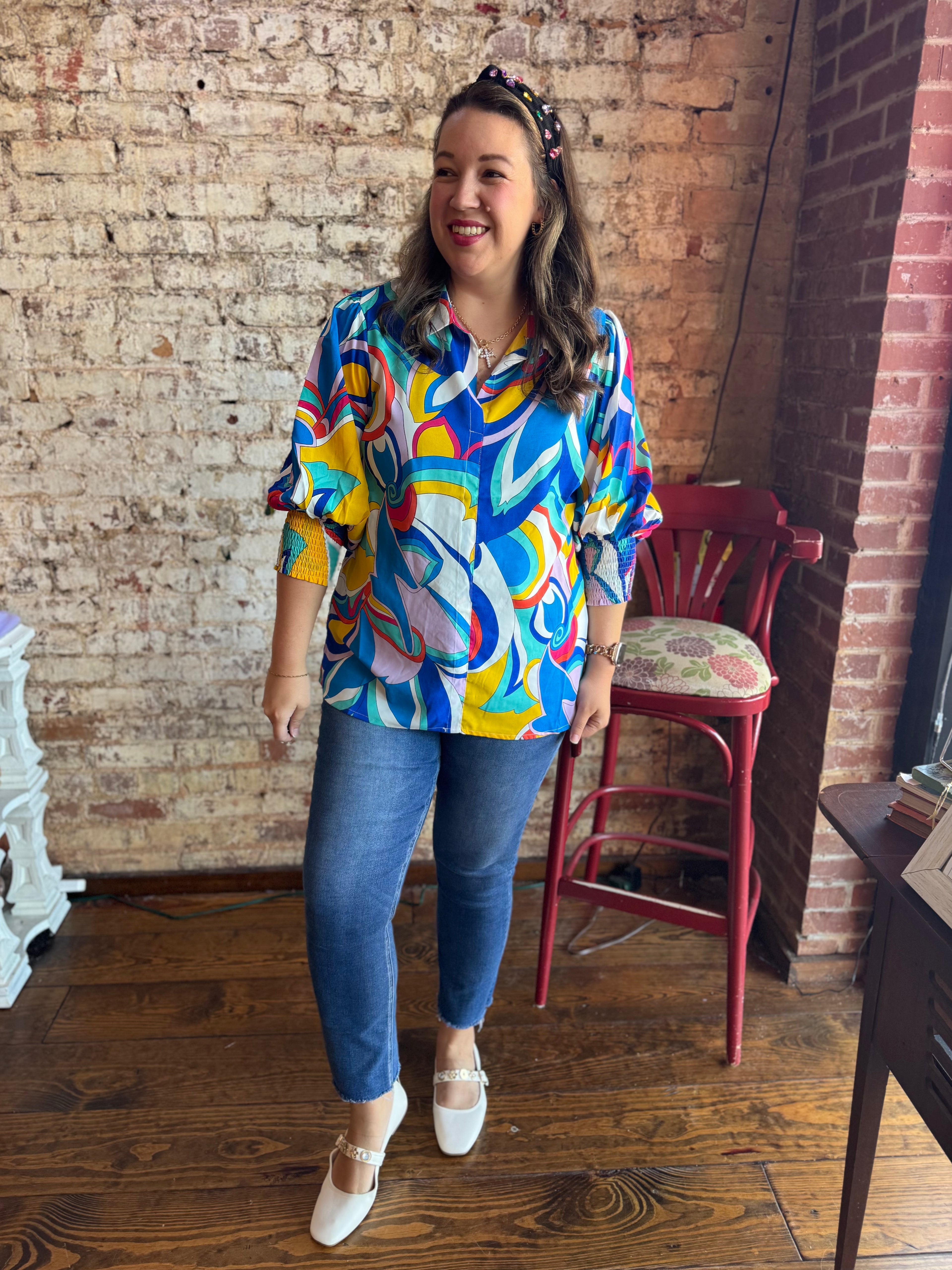 The Kaleidoscope Pop Blouse
