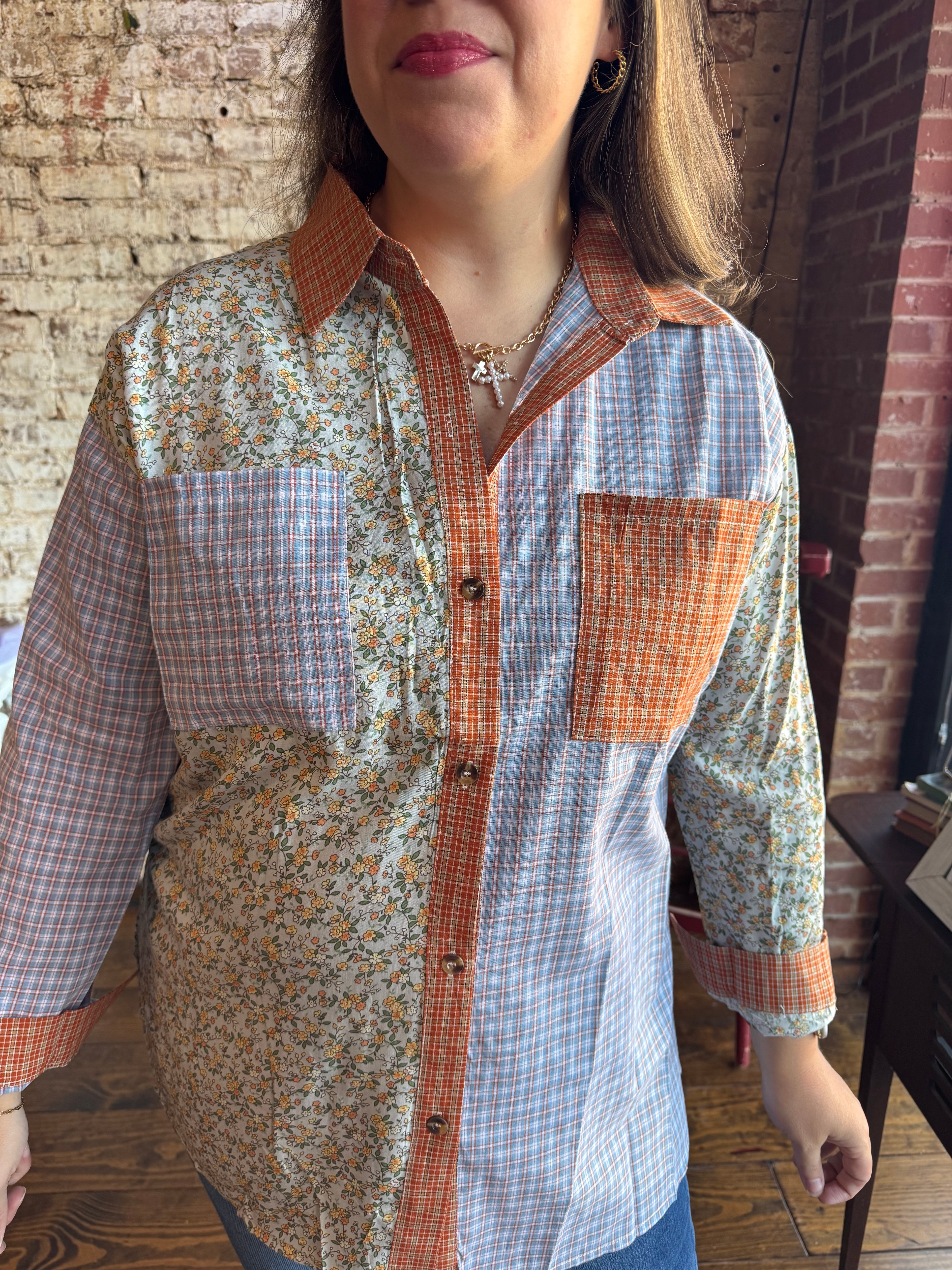 Backroads Button Down Blouse