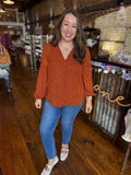 Rust & Roar Blouse
