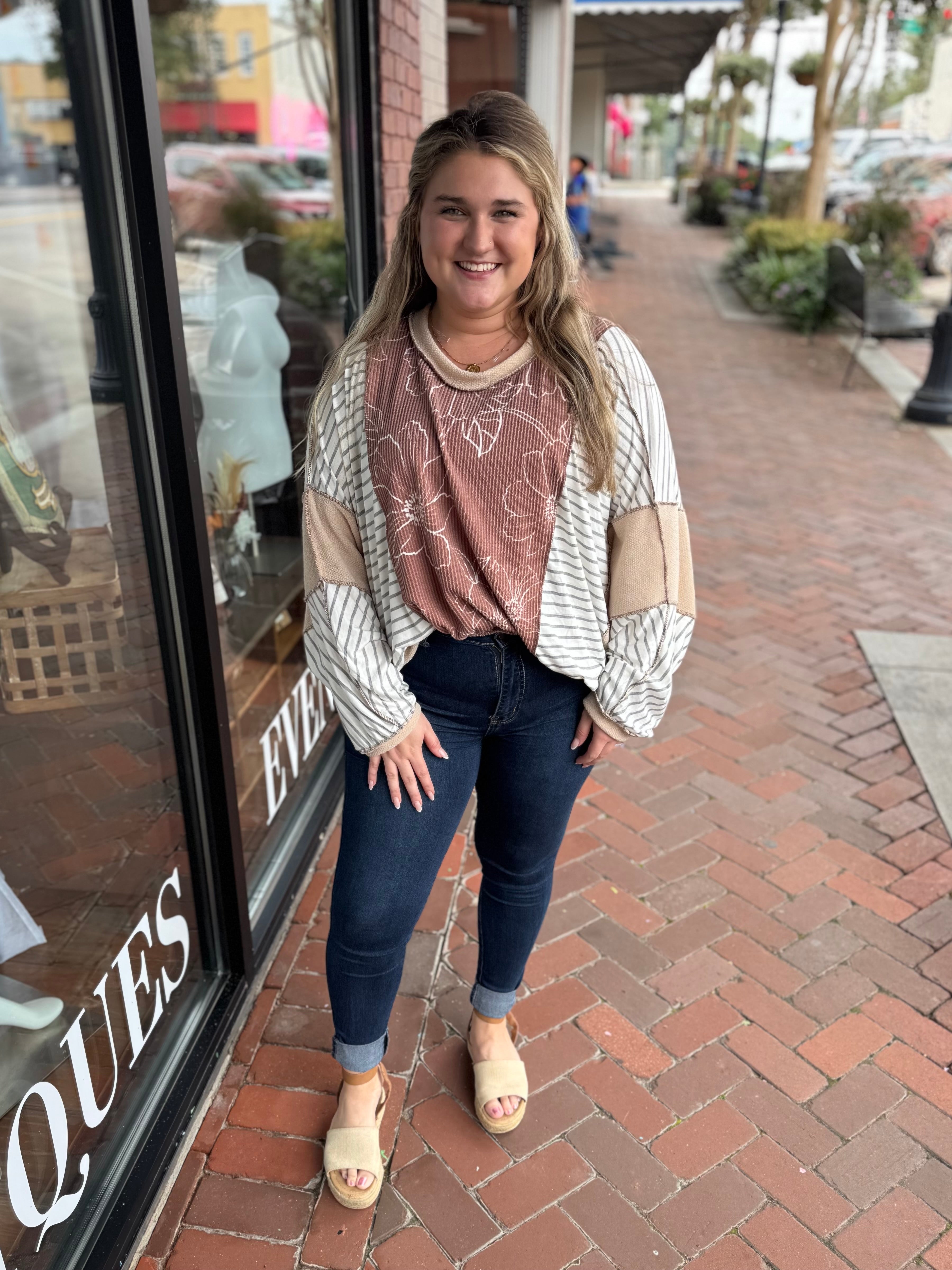 Driftwood Daze Pullover Top