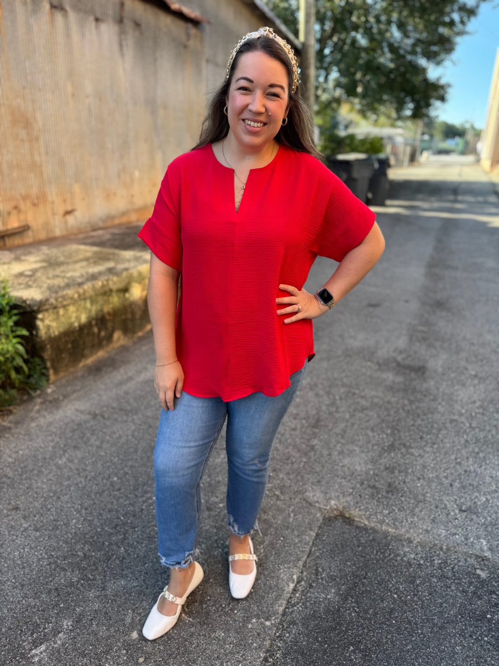 The Everyday Essential Top – Red