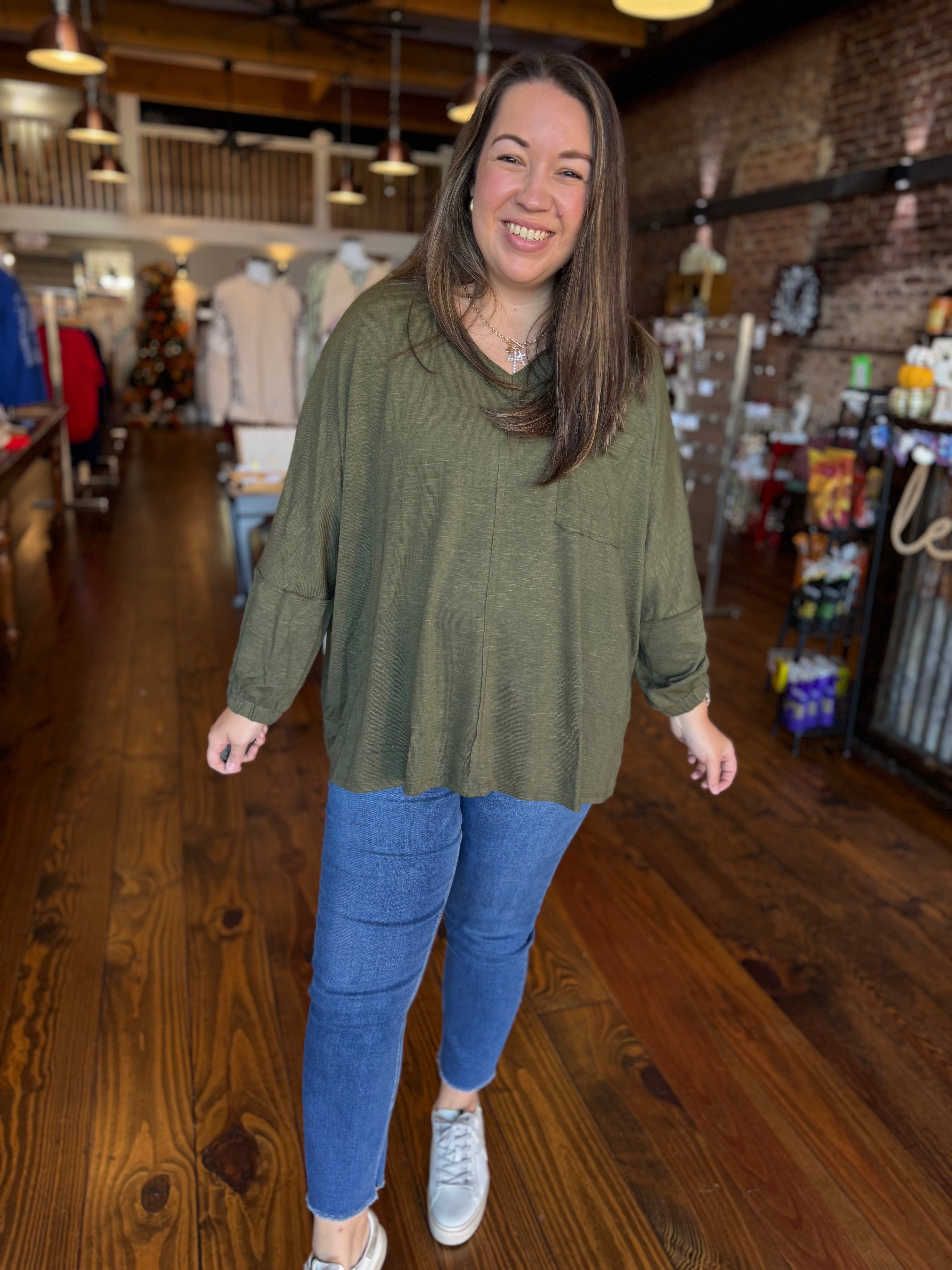 Jamie Relaxed Draped Top