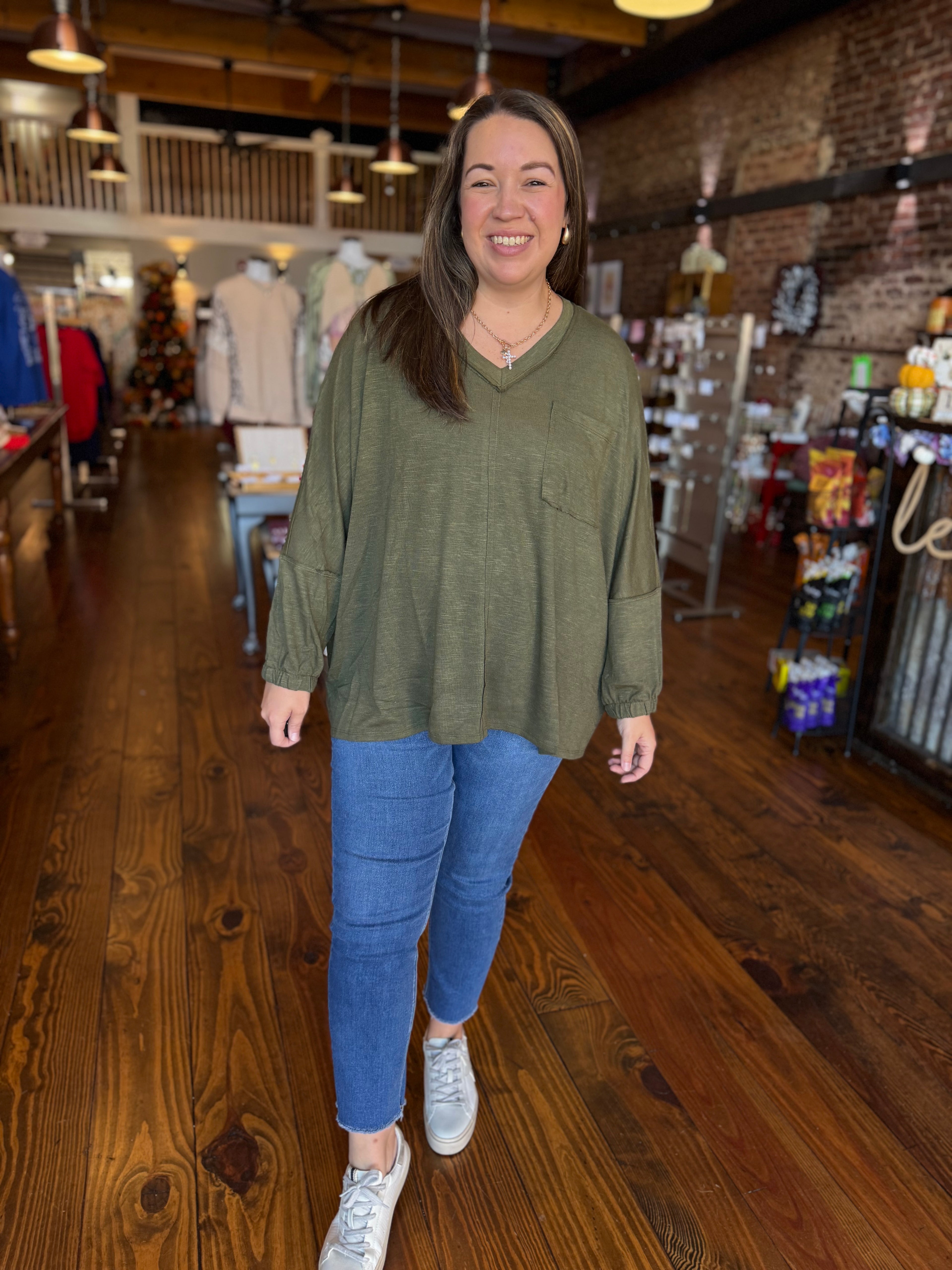 Jamie Relaxed Draped Top