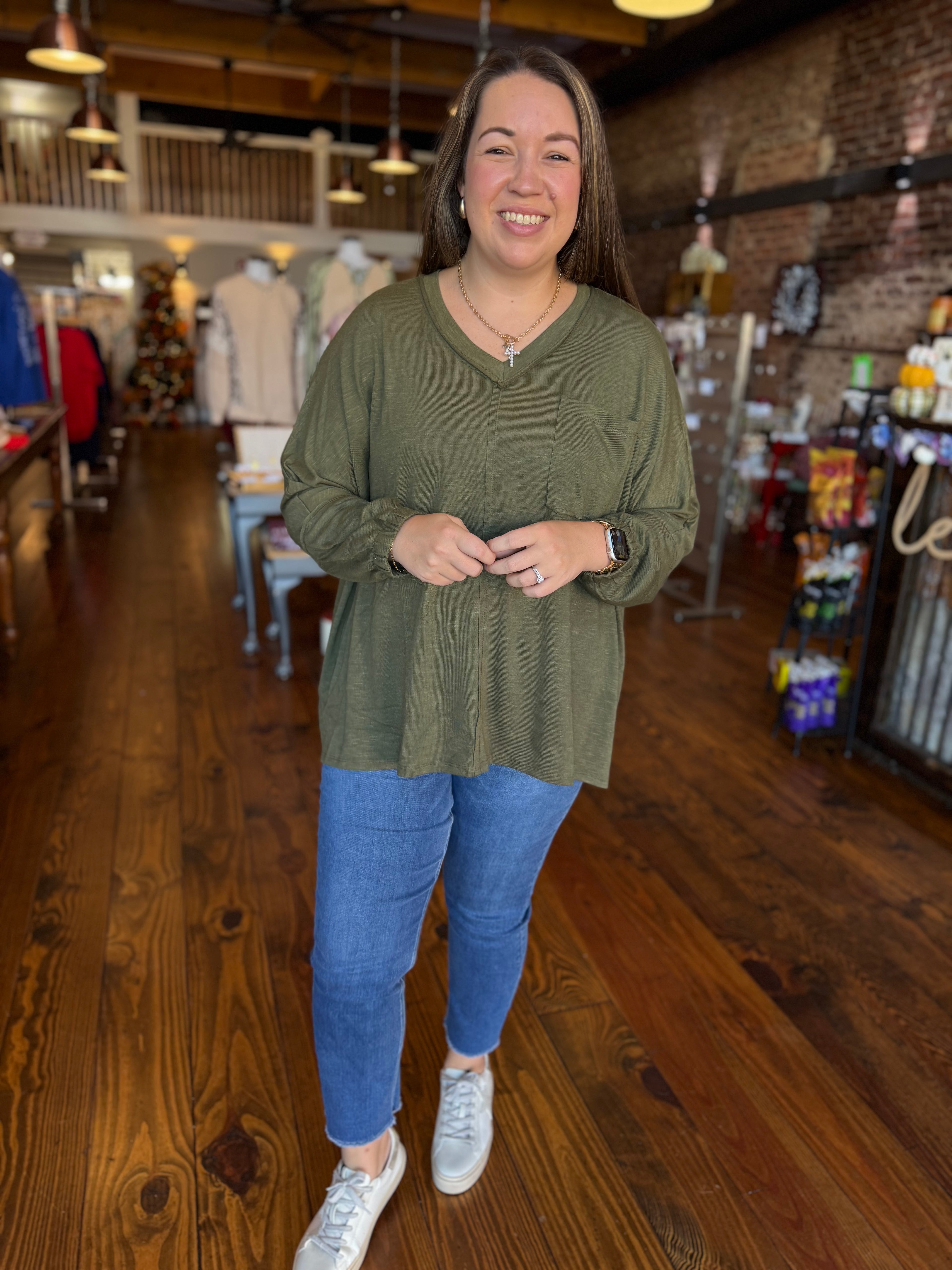 Jamie Relaxed Draped Top