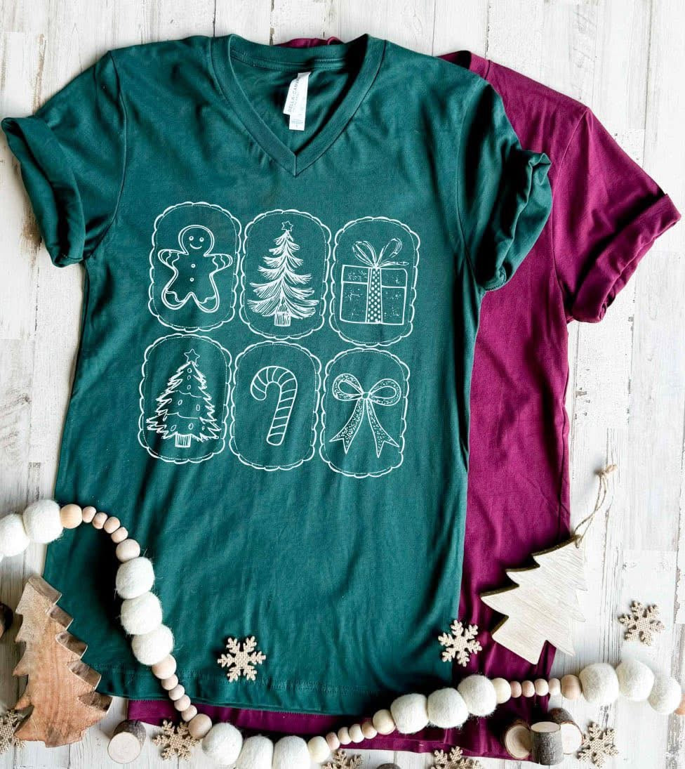 Christmas Icons Tee or Sweatshirt - PRE-ORDER