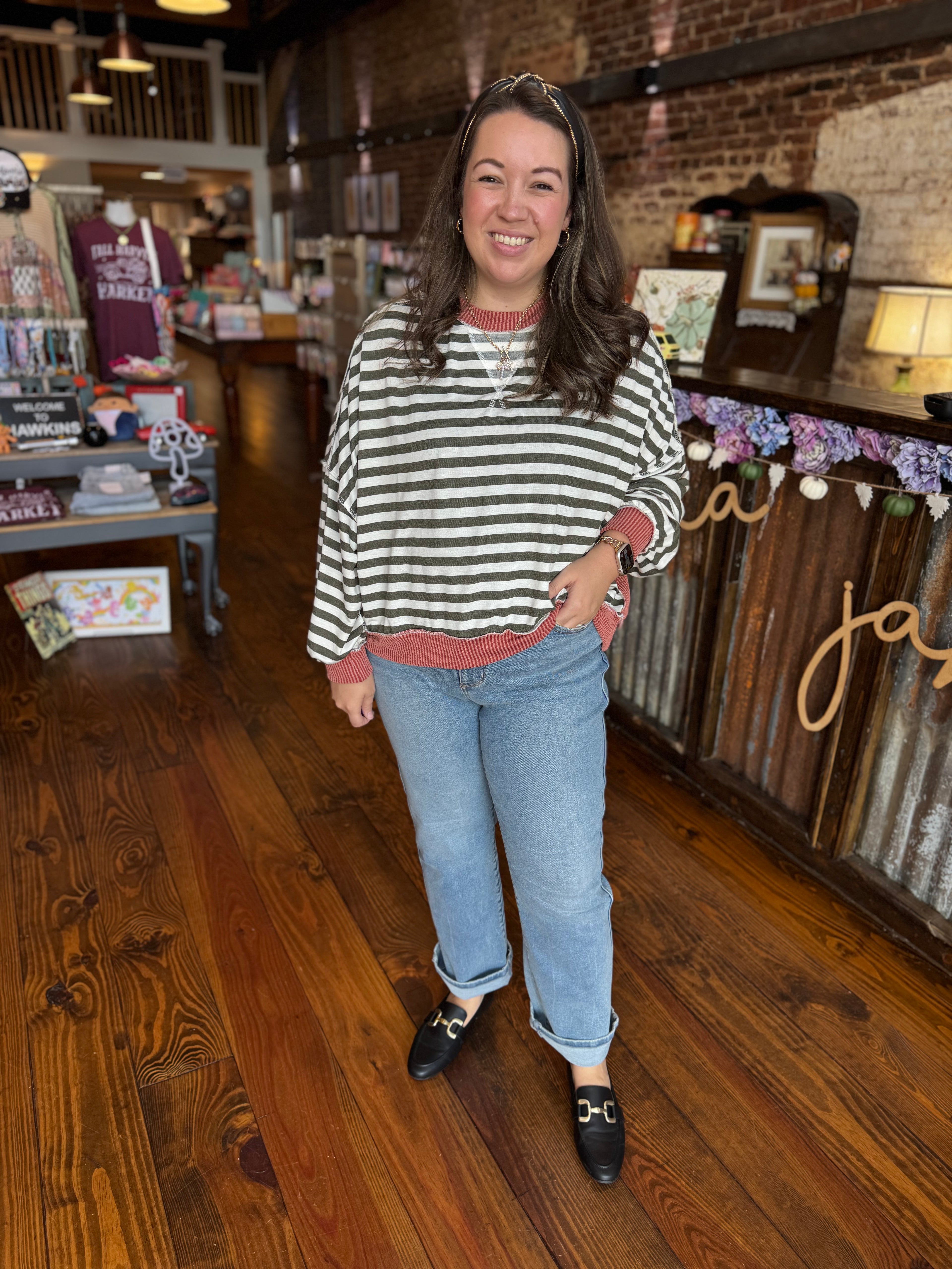 The Throwback Stripes Top