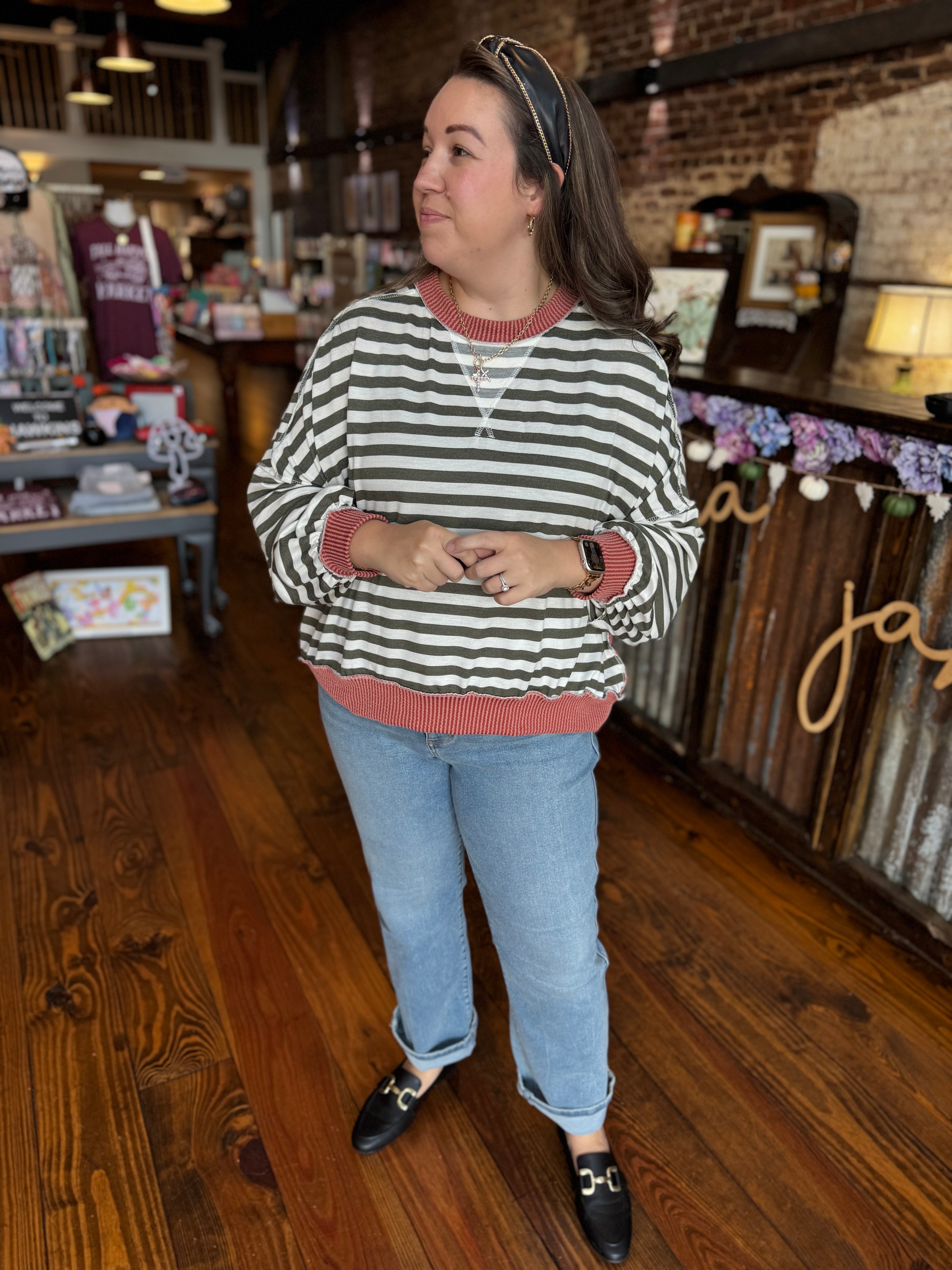 The Throwback Stripes Top