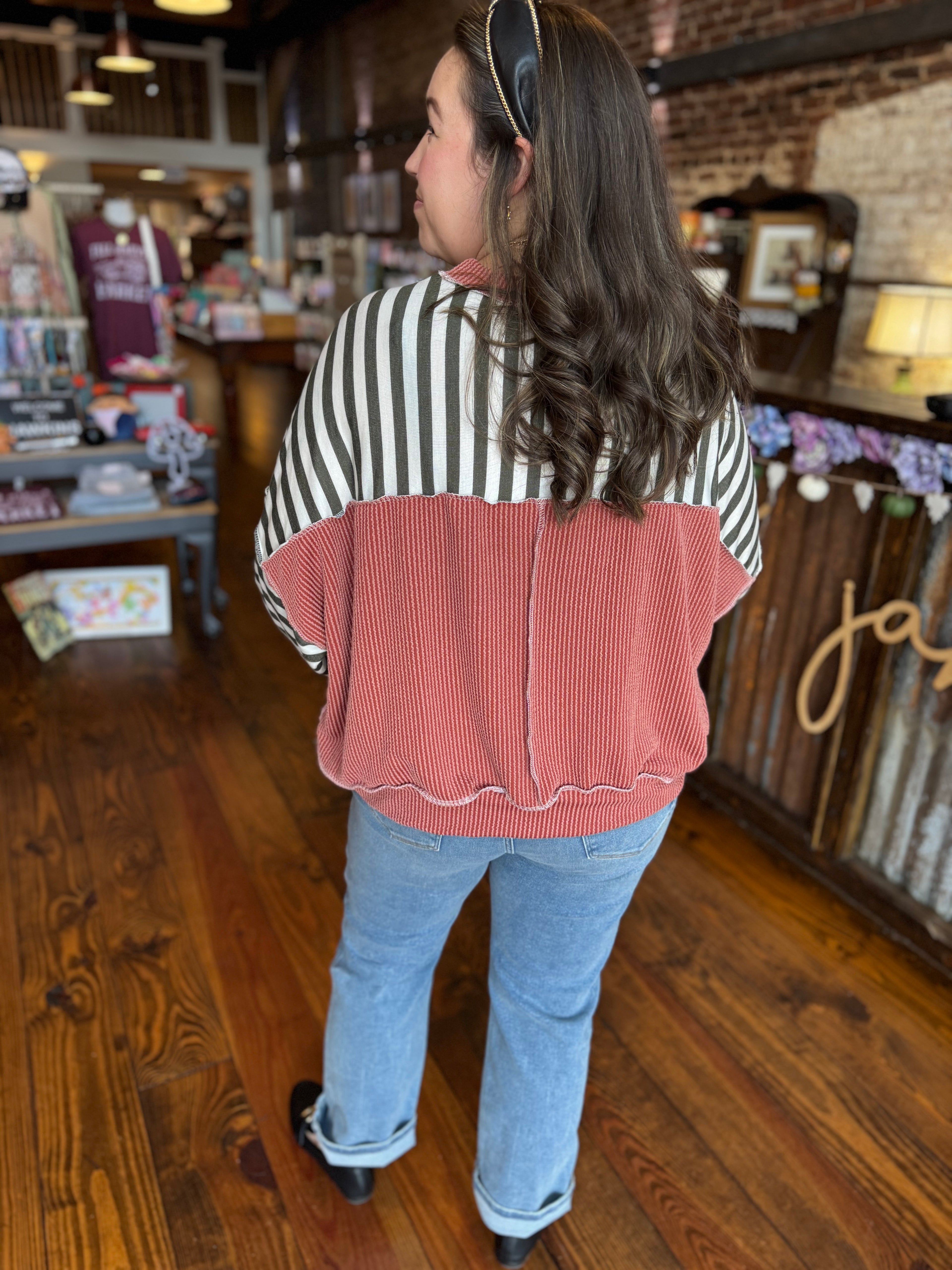 The Throwback Stripes Top