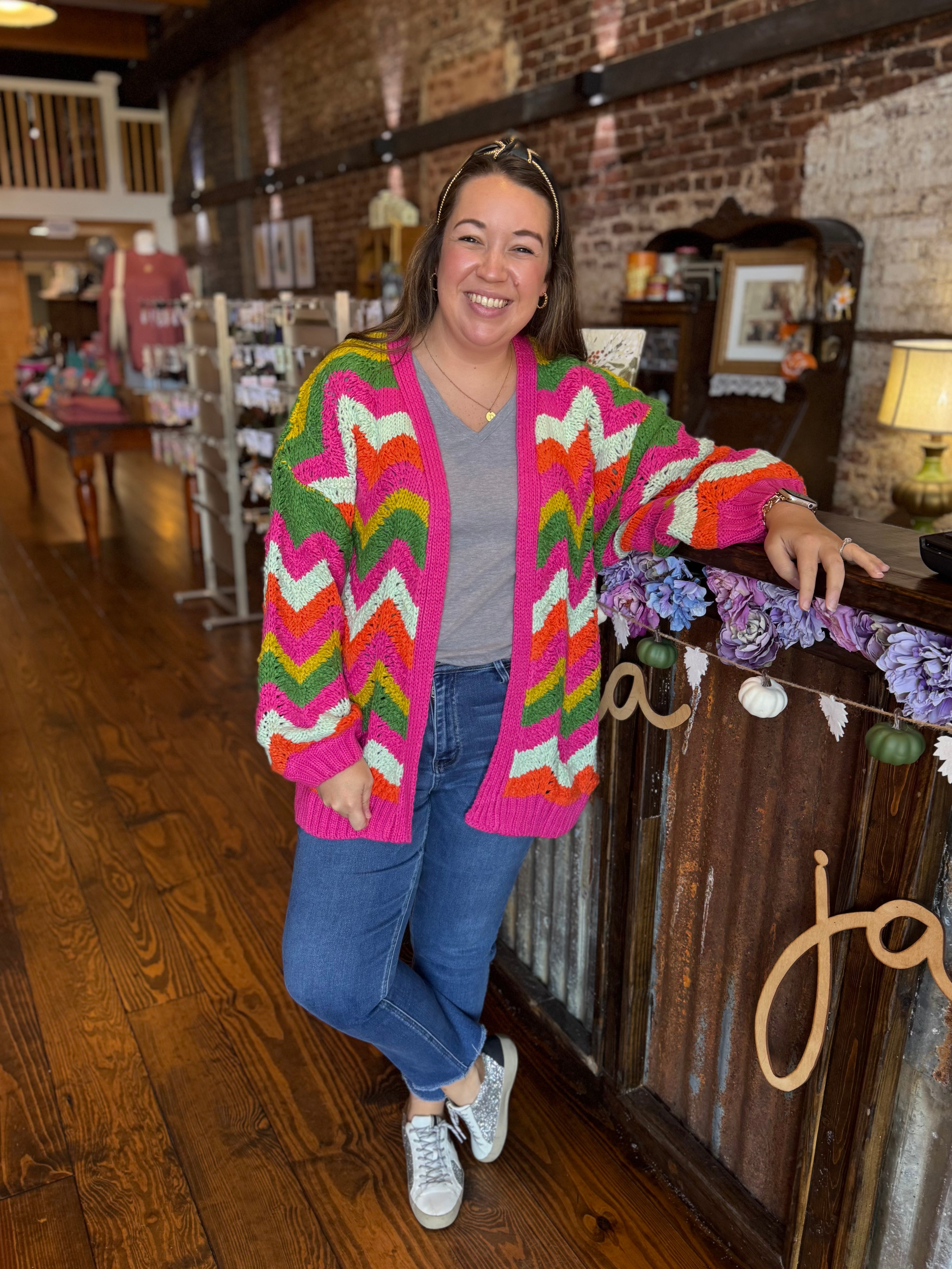 Sunshine & Stripes Cardigan