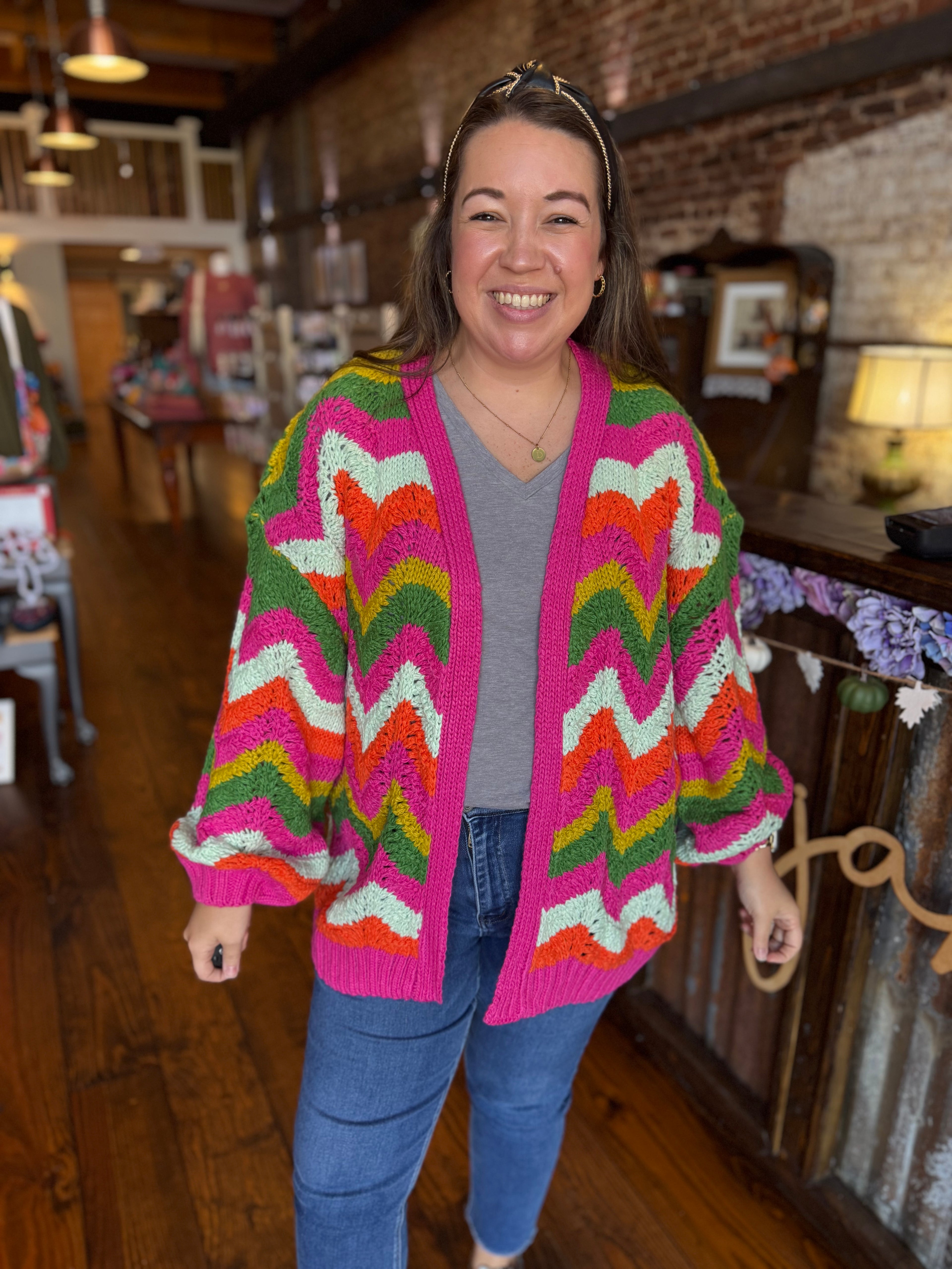 Sunshine & Stripes Cardigan
