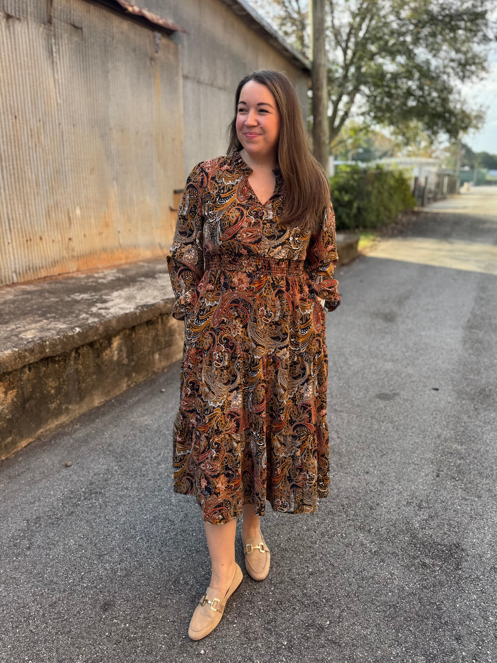 Saddle Creek Midi Dress