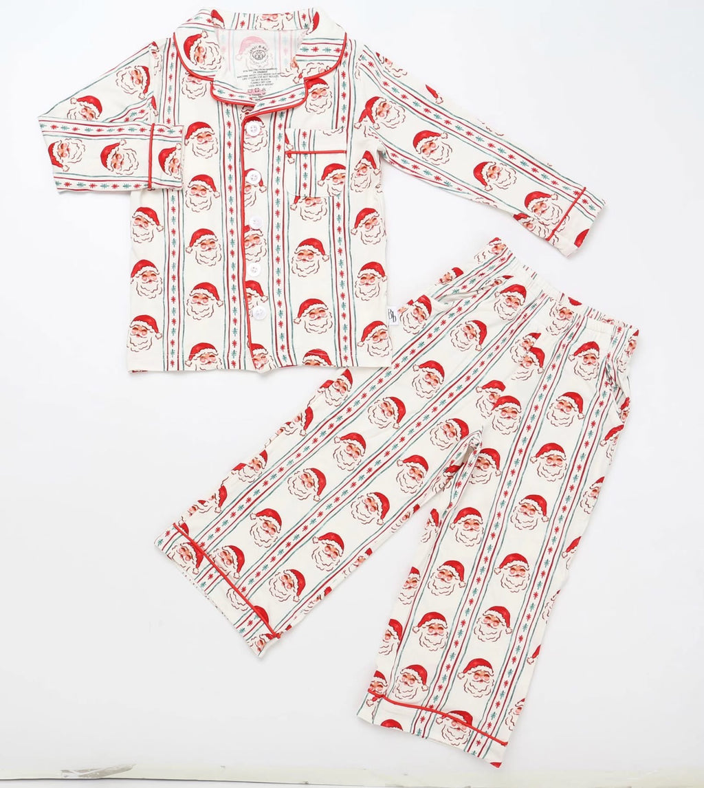 Vintage Santa Bamboo Pajamas Set