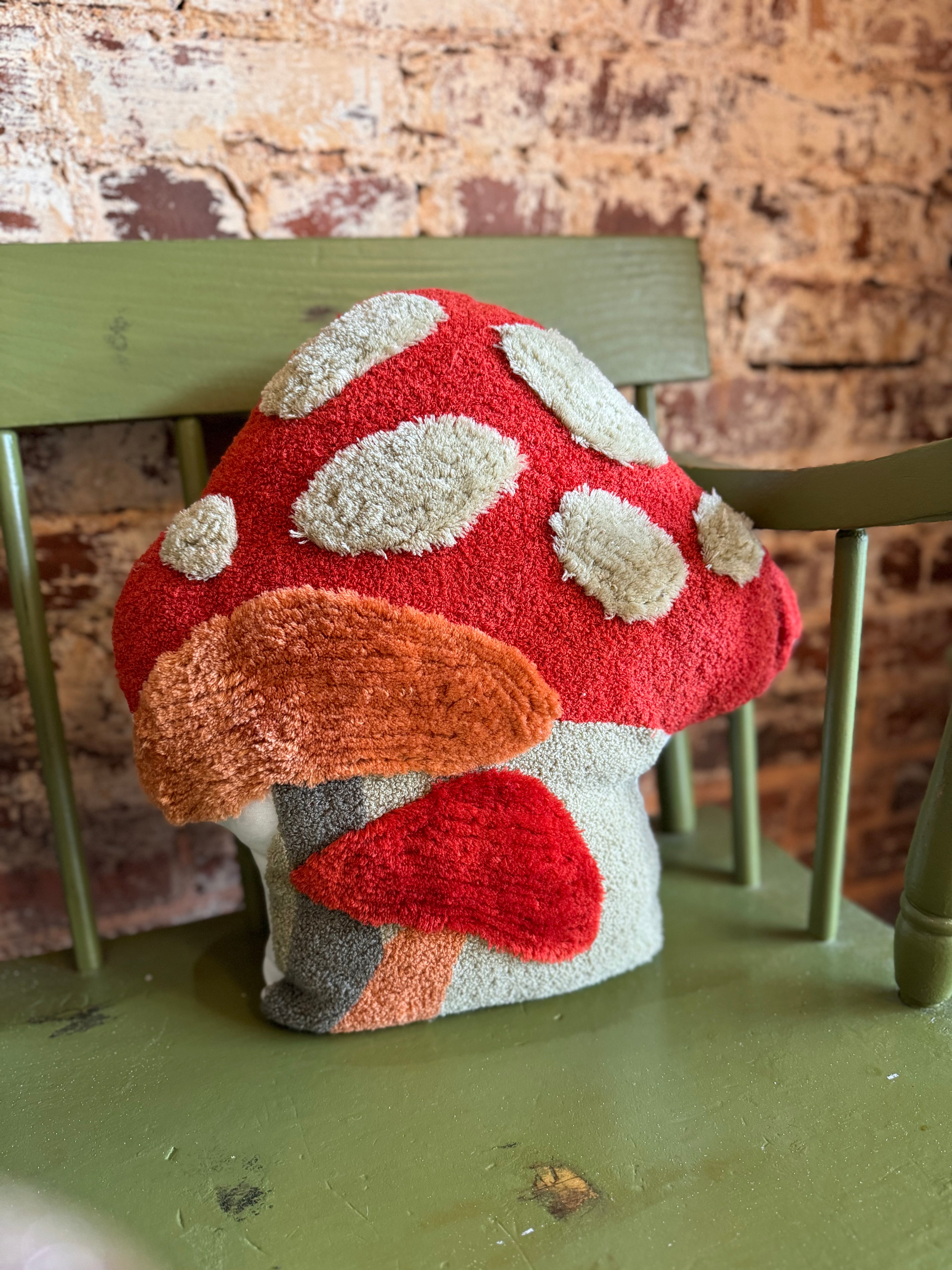 Retro Mushroom Pillow