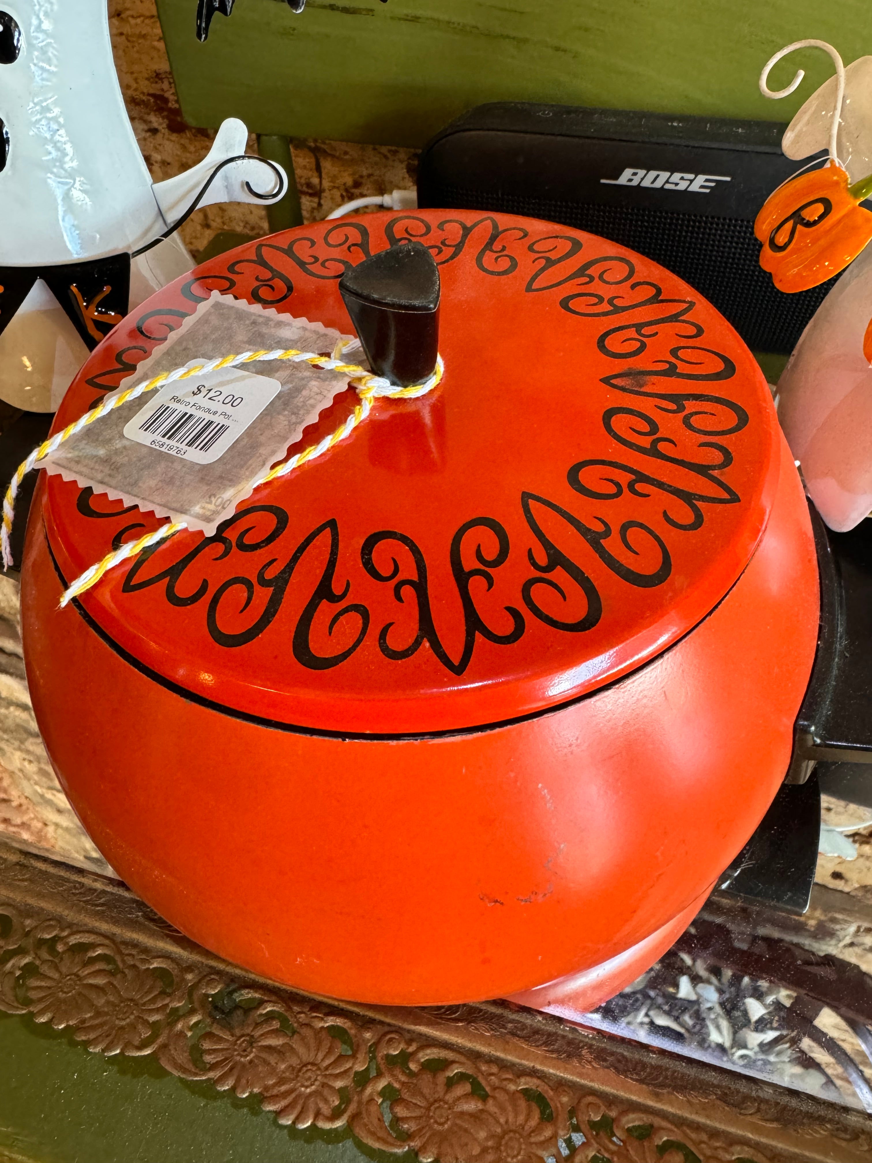 Retro Fondue Pot