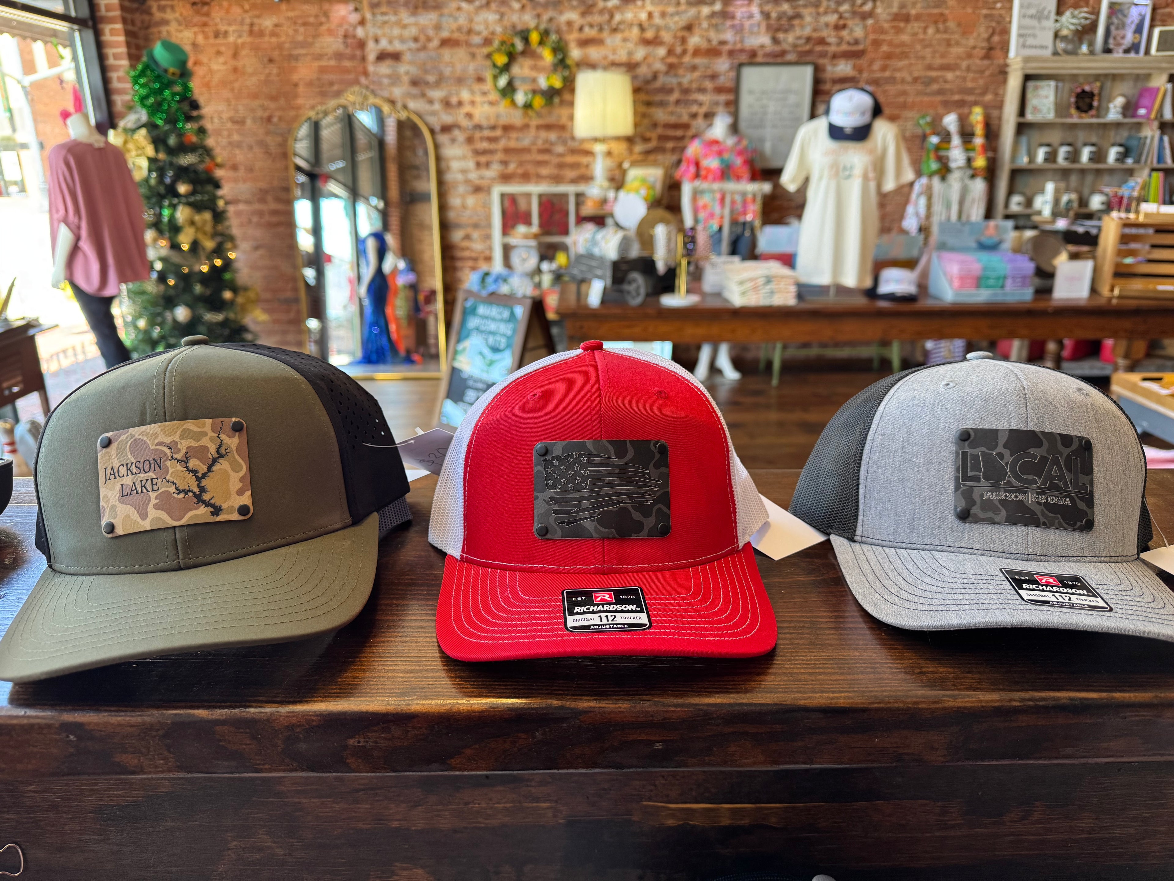 Leather Patch Hats from MBW Creative
