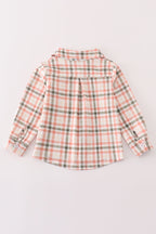 Boys Plaid Button Down Shirt