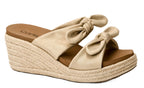 Corkys Tie the Knot Wedges - Gold Metallic