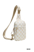 Checkered Crossbody Bag