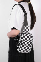 Checkered Crossbody Bag