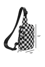 Checkered Crossbody Bag