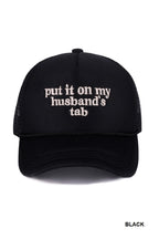 Husband's Tab Hat