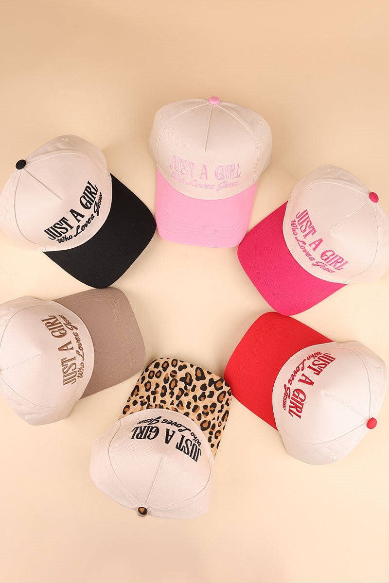 Just a Girl who Loves Jesus Hat