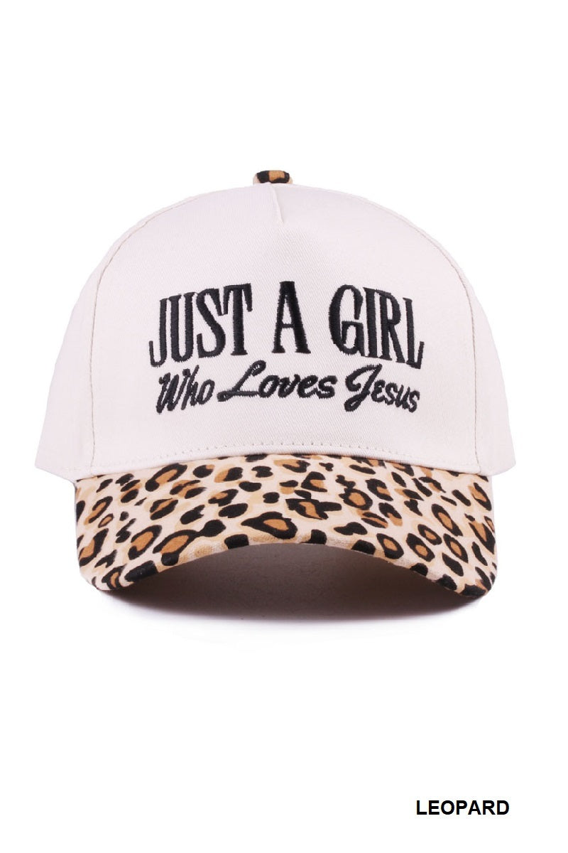 Just a Girl who Loves Jesus Hat
