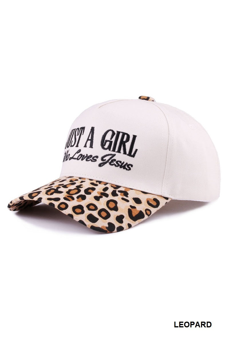 Just a Girl who Loves Jesus Hat
