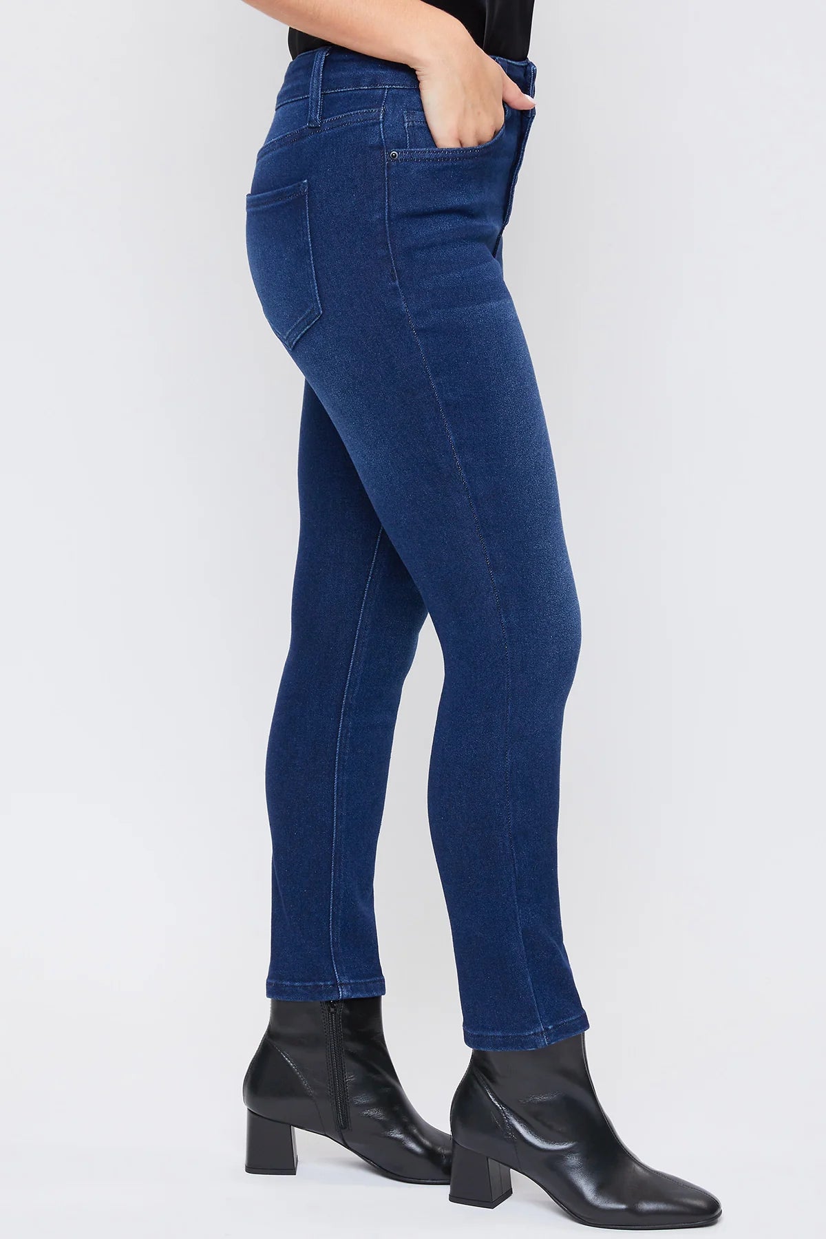 Missy Vintage Mid-Rise Button Fly Jeans
