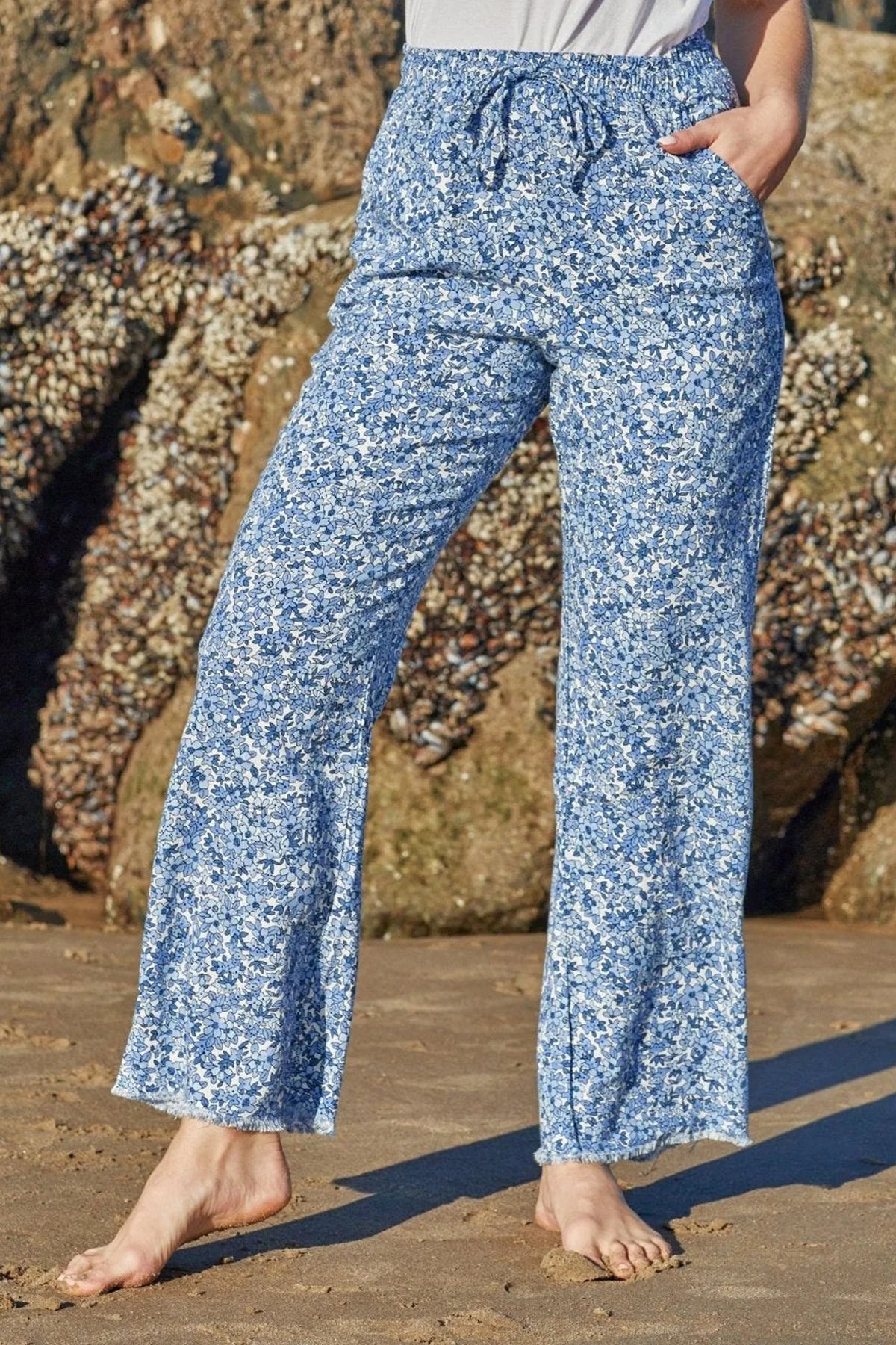 First Bell Floral Pants