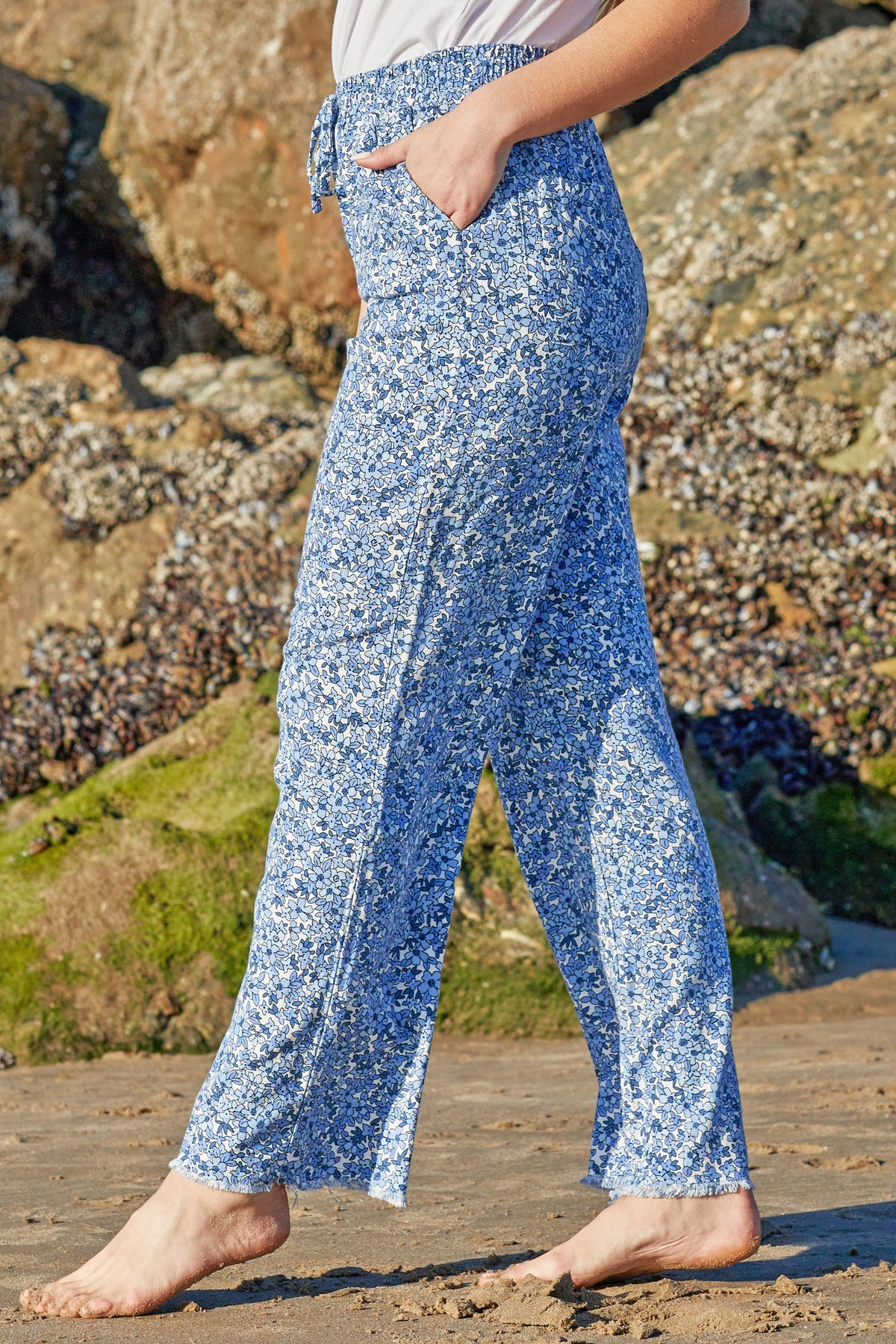 First Bell Floral Pants