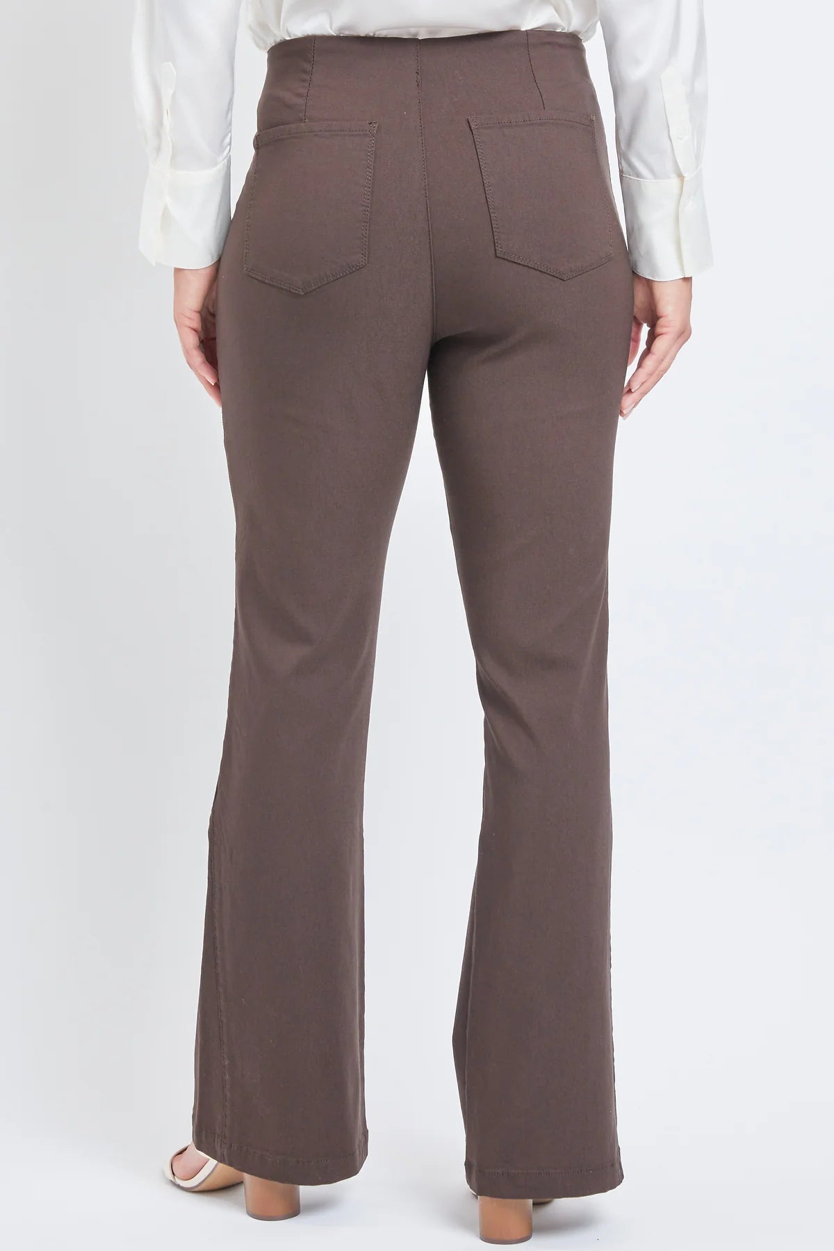 Missy Hyperstretch Pull-On Bootcut Pants - Clove
