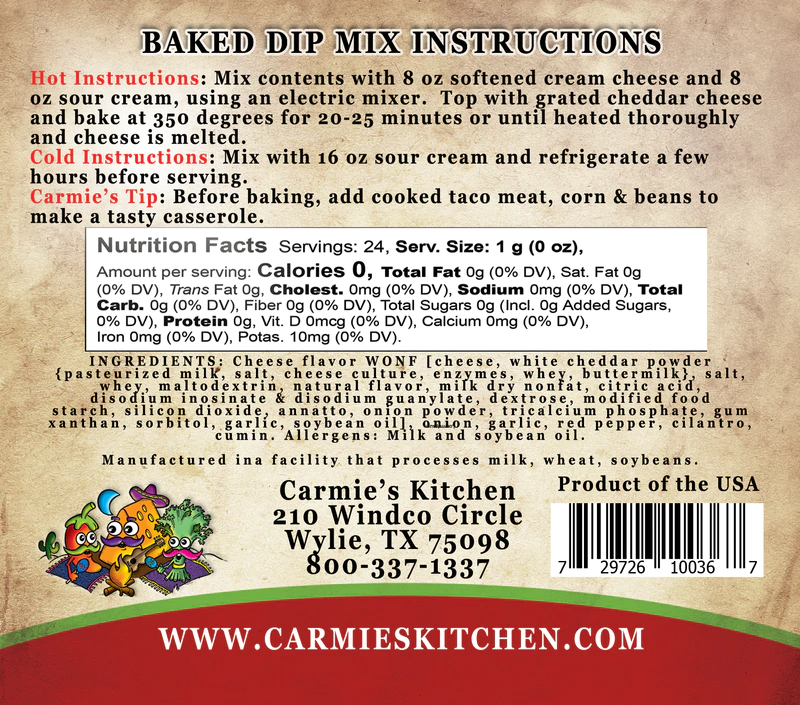 Baked Enchilada Dip Mix