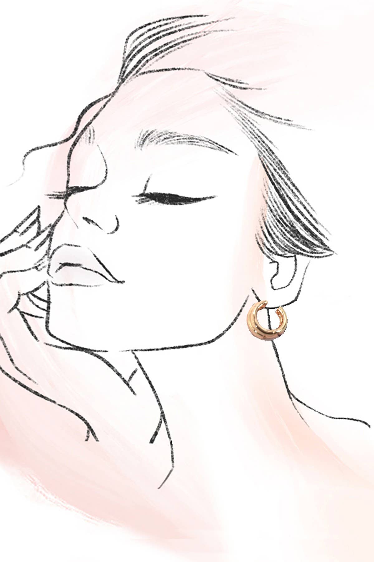 Susannah Huggie Earrings