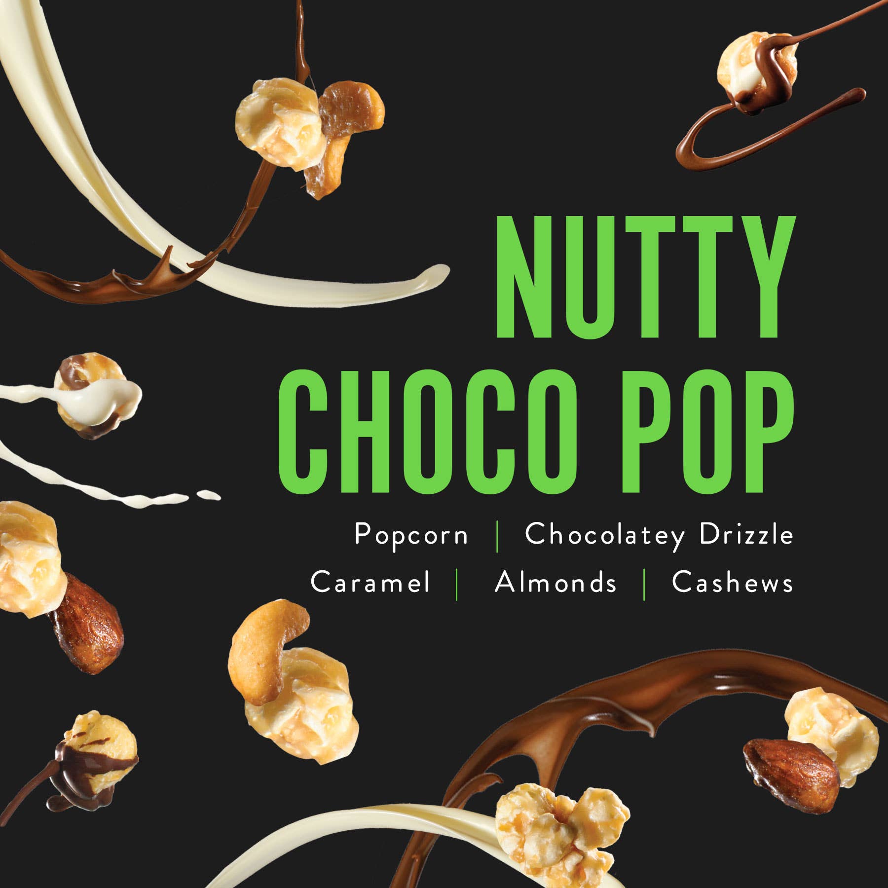 Nutty Choco Pop | Caramel Corn Chocolate Popcorn