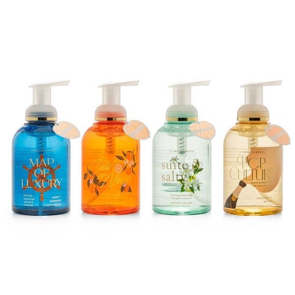 Lemon Lavender Foaming Hand Soap Map of Luxury Collection AS