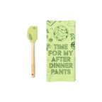 Two Left Feet The Reluctant Chef Tea Towel & Spatula Set