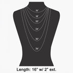 Two Tone Classic Chain Necklace