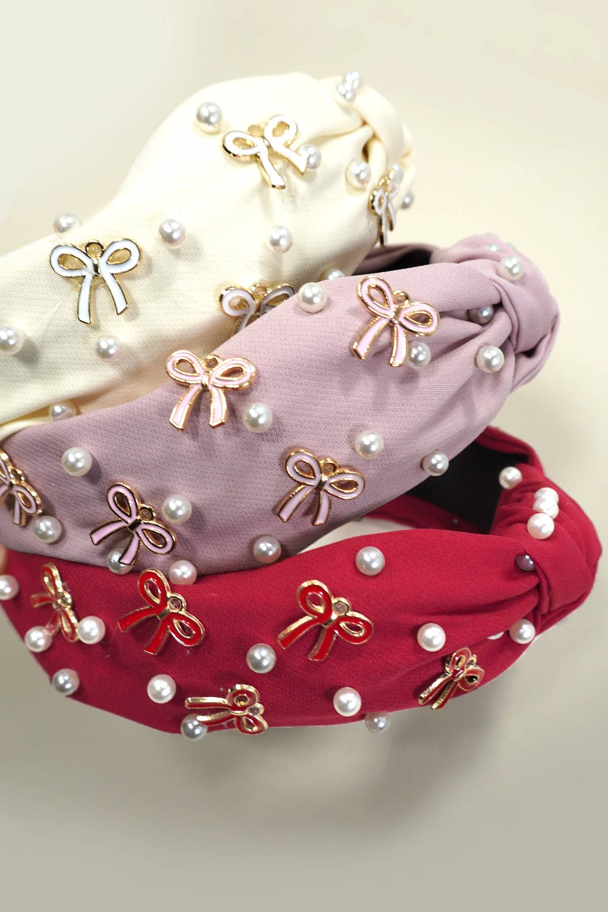 Pearl Bow Headband