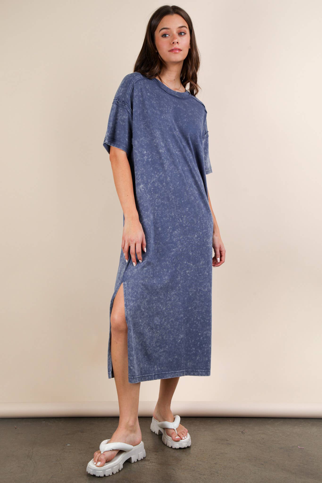 Easy Street T-Shirt Dress - 2 Colors